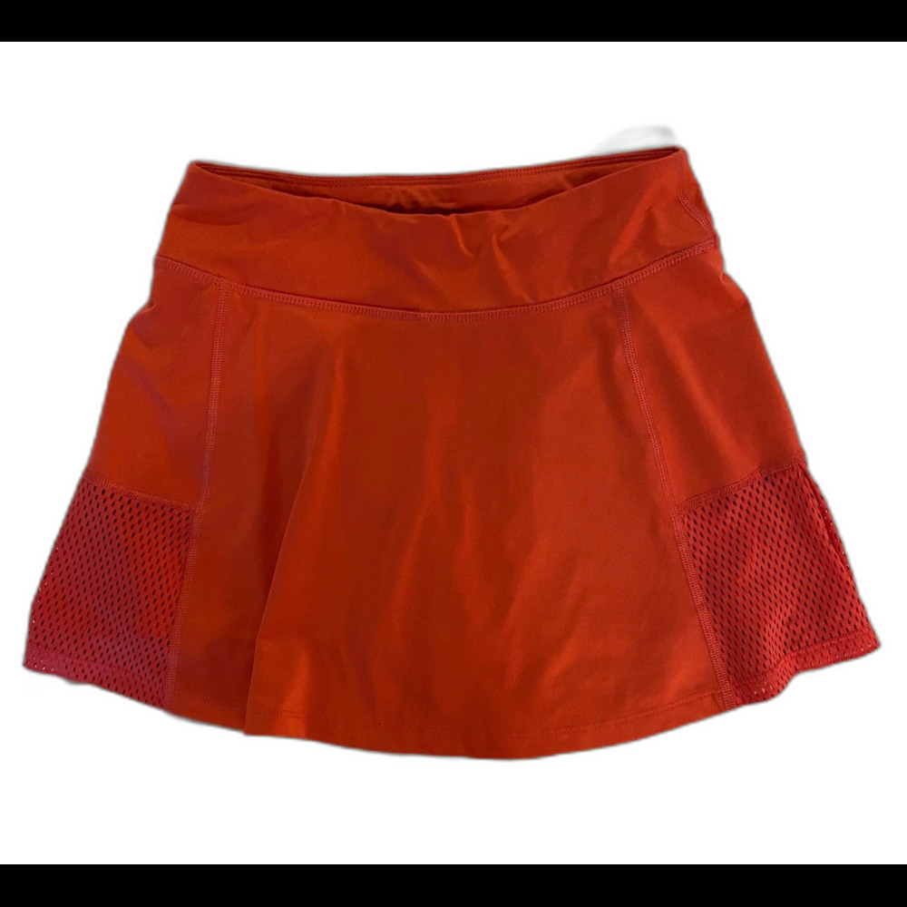 Avia‎ Girls Skort Skirt Shorts size Large 10-12  Orange Pink Salmon Colored